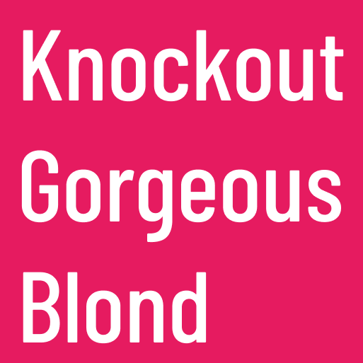 KGB – Knockout Gorgeous Blond